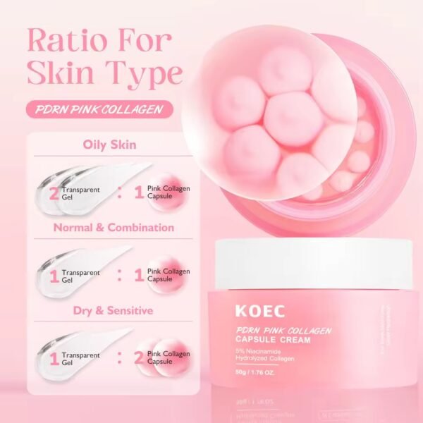PDRN pink collagen capsule cream - Image 5